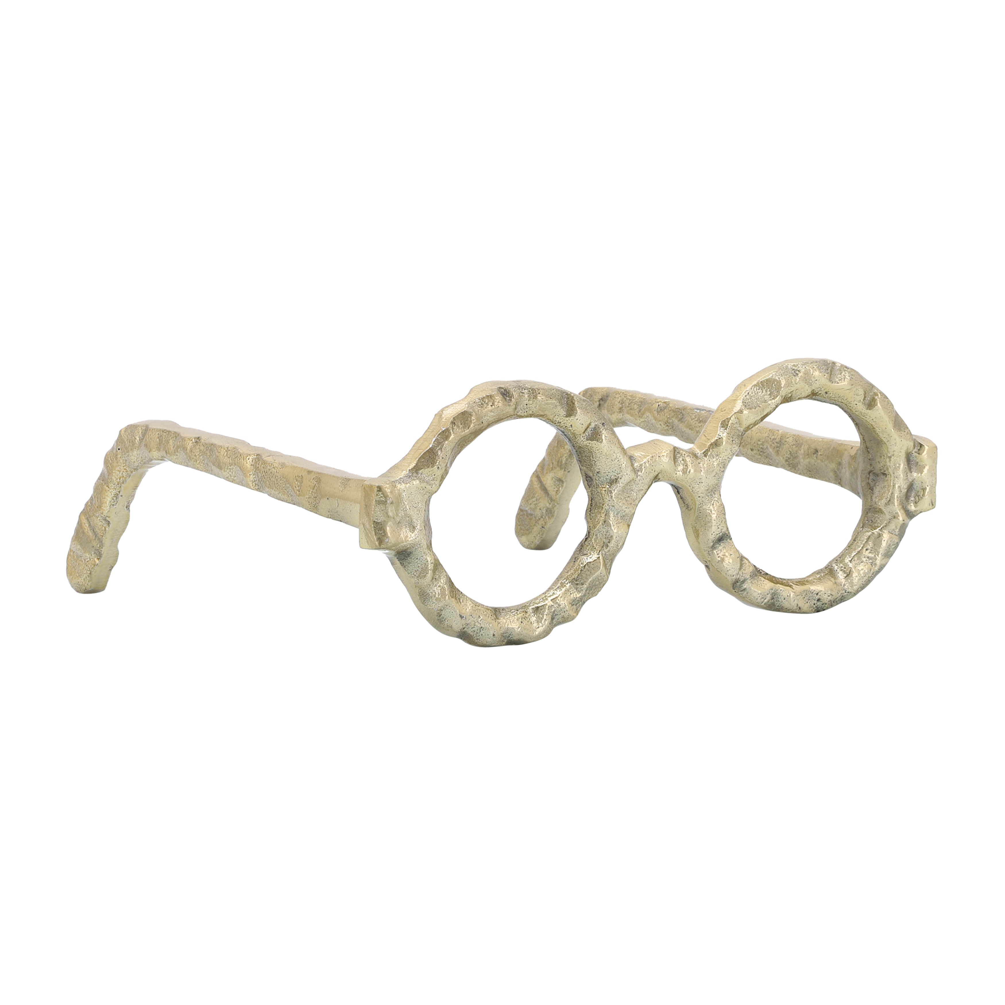 Abstract Modern Metal Glasses Aluminum Sculpture Decorative Object