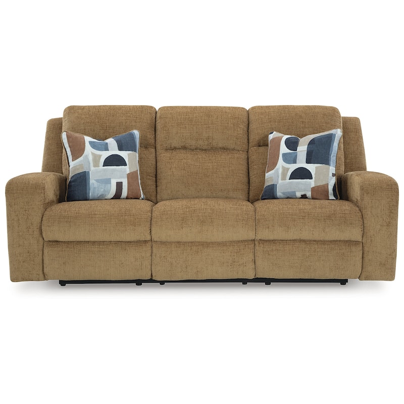 Signature Design by Ashley Kanlow Brown Reclining Sofa - 86"W x 40"D x 40"H