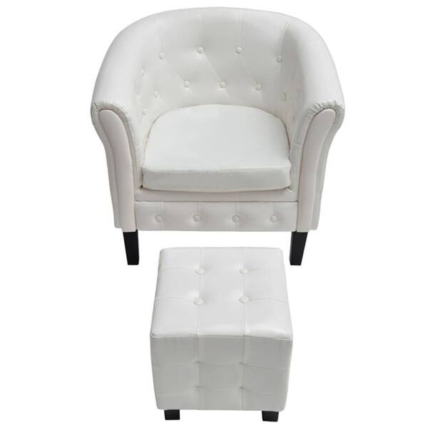 Shop Black Friday Deals On Vidaxl Tub Chair Armchairs Gold Faux Leather Overstock 18965201
