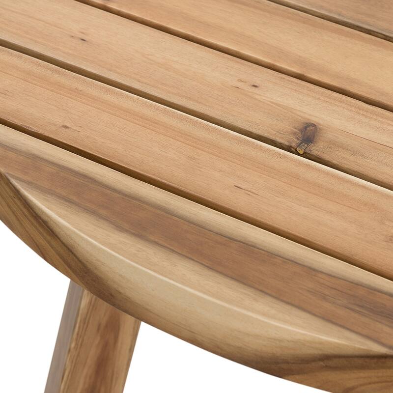 GDFStudio - Durable Solid Acacia Wood Coffee Table