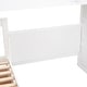 preview thumbnail 19 of 58, L-Shaped Triple Bunk Beds with Desk & Stairs, Twin & Twin Over Full Wood Bunk Bed Frame with Storage Drawers & Wardrobe Included