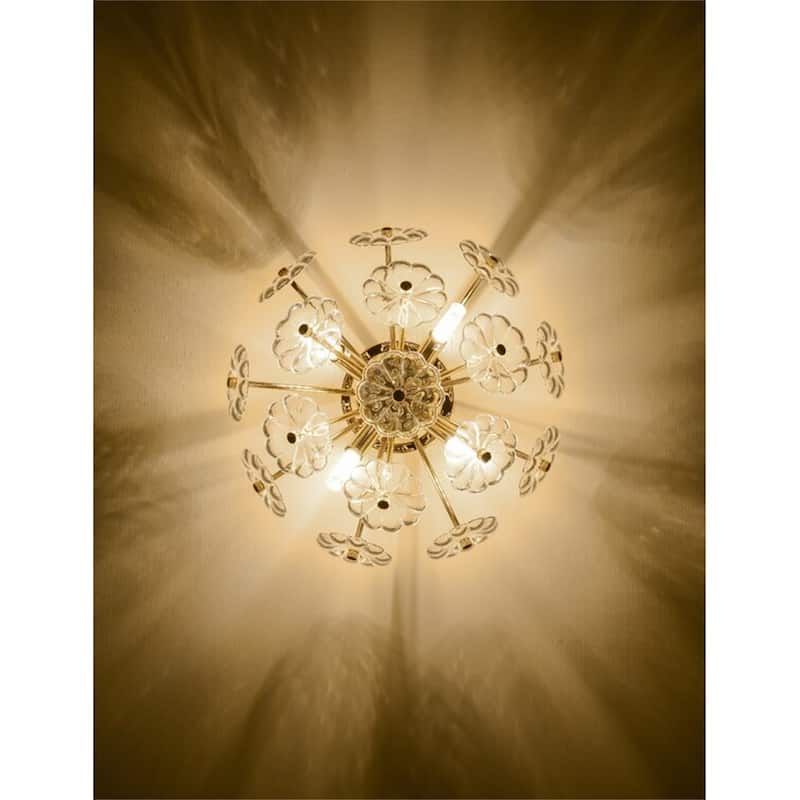 Gold Flush Mount Ceiling Light