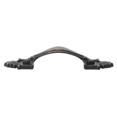 GlideRite 5-Pack 3-1/2 in. Center Oil Rubbed Bronze Rustic Cabinet Hardware Pulls - Oil Rubbed Bronze