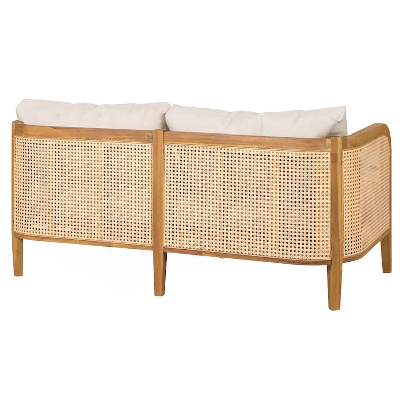 Outdoor Patio Cushioned Sofa