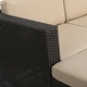 preview thumbnail 12 of 39, Moses 5-piece Outdoor Wicker Polyester Sofa Set
