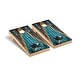 preview thumbnail 1 of 3, San Jose Sharks NHL Triangle Cornhole Board Set Include Carrying Case