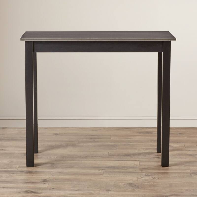 Stainless Steel Top Bar Table - 42" - Black