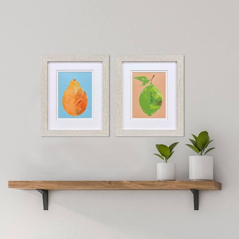 Paragon Happy Fruit II Framed Art - Set of 2 - 2-piece Set