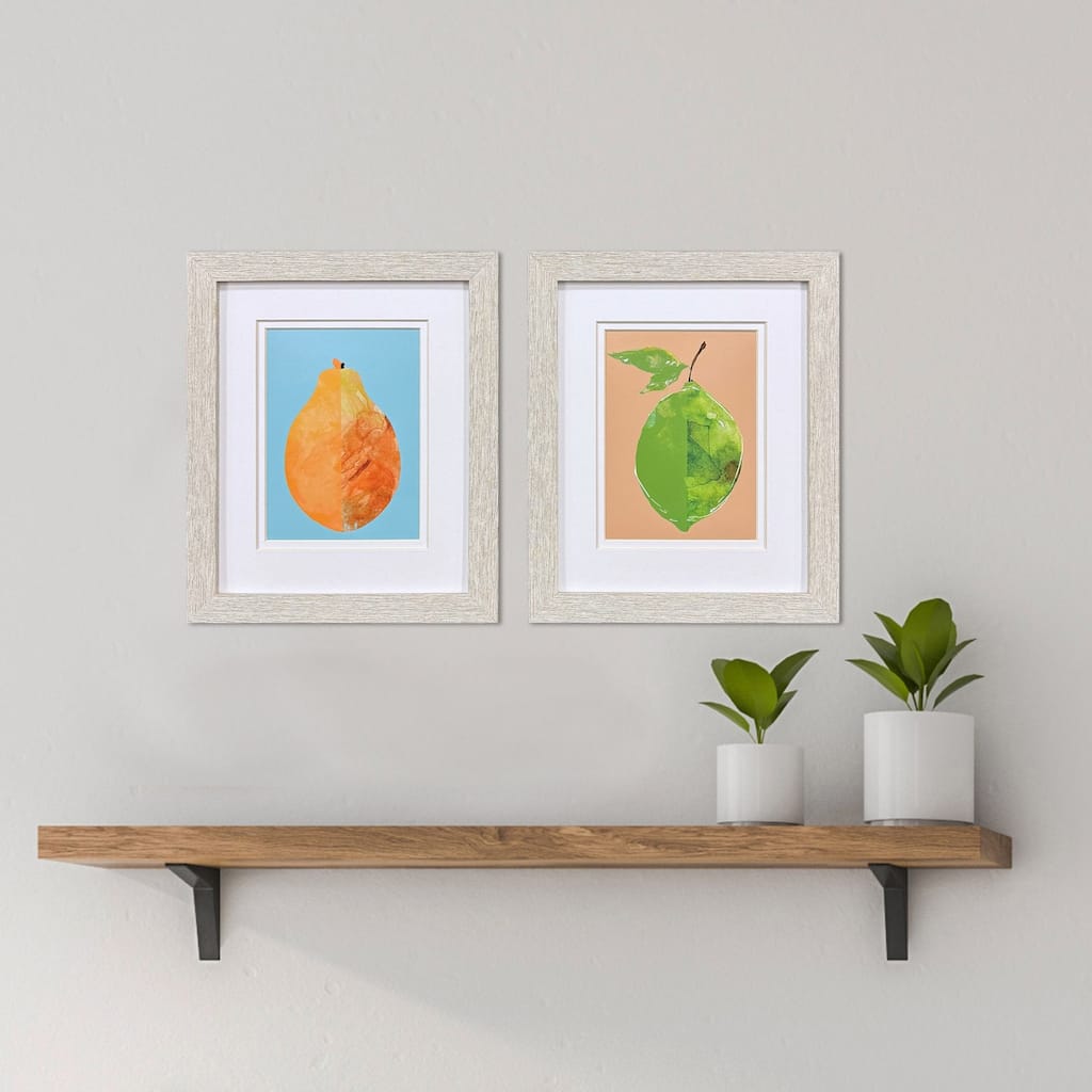 Paragon Happy Fruit II Framed Art - Set of 2