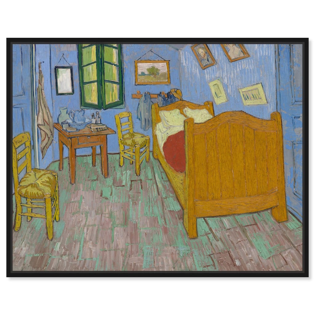 The Bedroom Canvas by Art Remedy