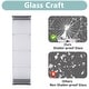 preview thumbnail 100 of 165, Glass Display Cabinet with Doors & Locks, Acrylic Shelves, Floor Standing Storage Showcase for Home or Office