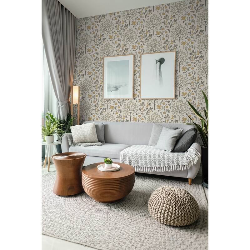 Fine Decor Rowan Natural Autumn Trees Wallpaper