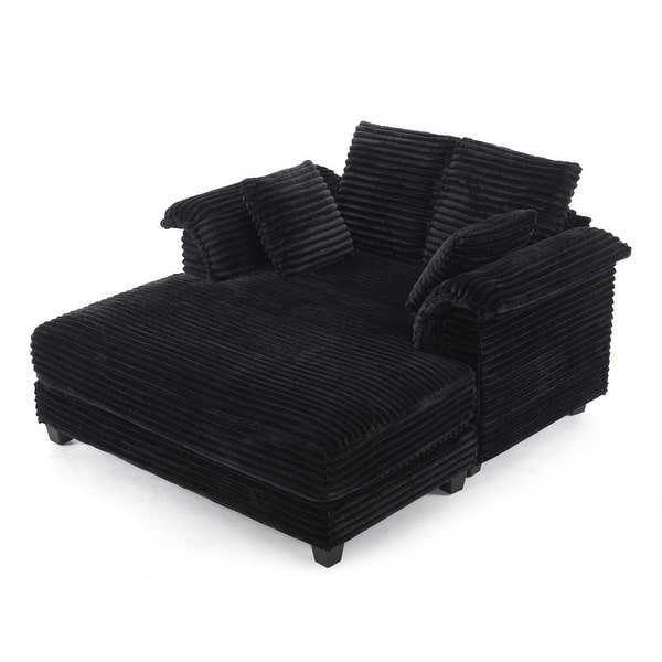 Upholstered Corduroy Sleeper Sofa Bed