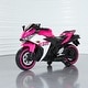 preview thumbnail 9 of 17, 12V Electric Kids Ride On Motorcycle with Lights, Bluetooth Music, Training Wheels, Manual Throttle, Gift for Boys Girls Age 3-6 Pink