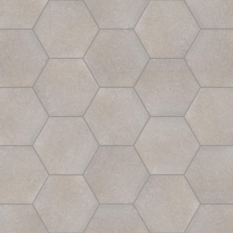 Merola Tile Palazzo Hex Luce 14-1/8" x 16-1/4" Porcelain Floor and Wall Tile