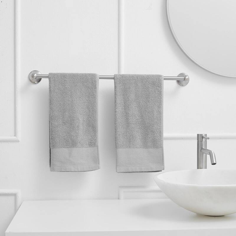 WIZ 5-Piece Bath Hardware Set Towel Bar Towel Holder Set - Brushed Nickel