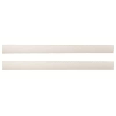 Taylor 76" Wide Farmhouse Full Size Bed Rails, Sea Shell White