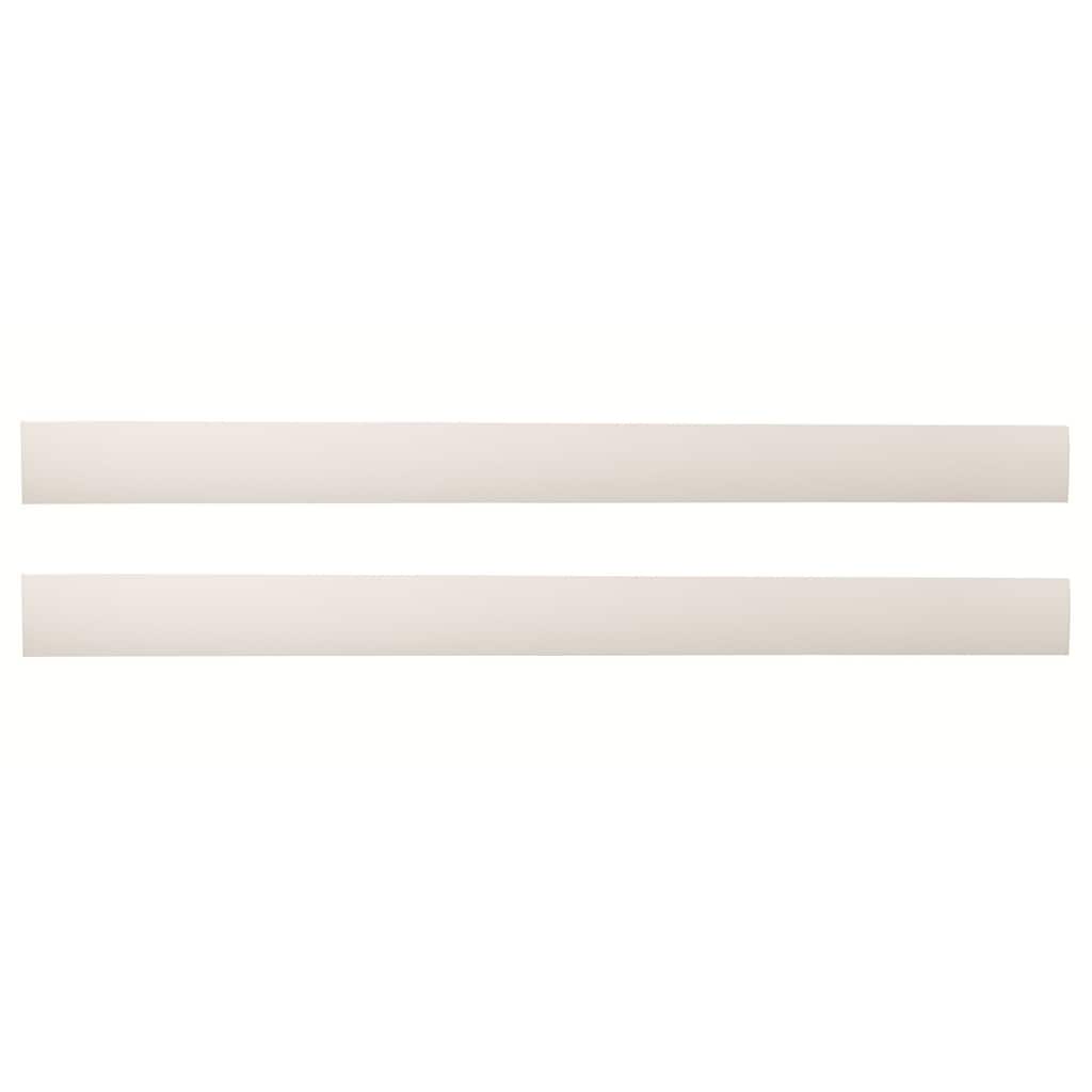 Taylor 76" Wide Farmhouse Full Size Bed Rails, Sea Shell White