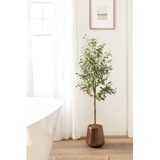 Kate and Laurel Oliveira Faux Olive Tree