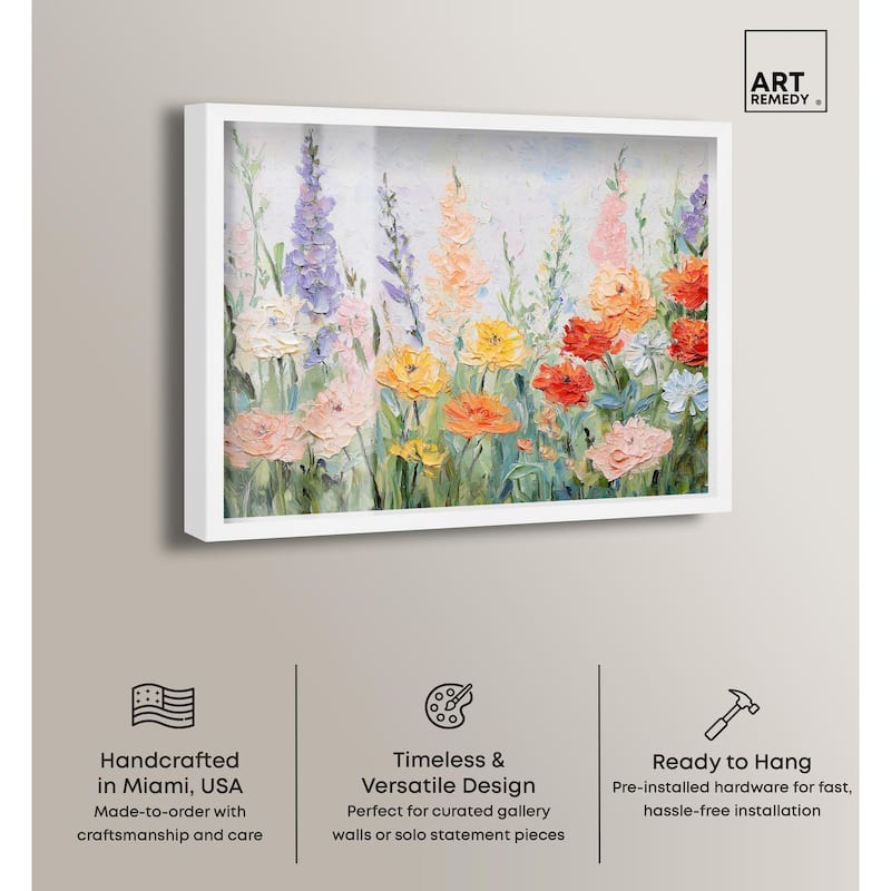Summer Abundance I Shadowbox by Art Remedy