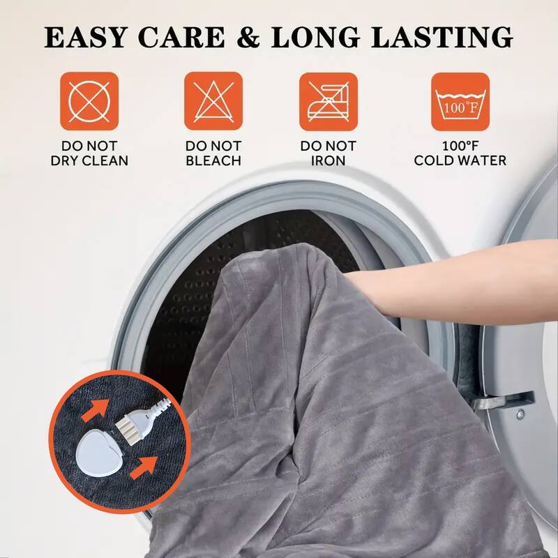 Electric Blanket Heated Throw,Flannel Double Side Heating Blanket with 10 Heat Levels & 2/4/8 hours Auto-off