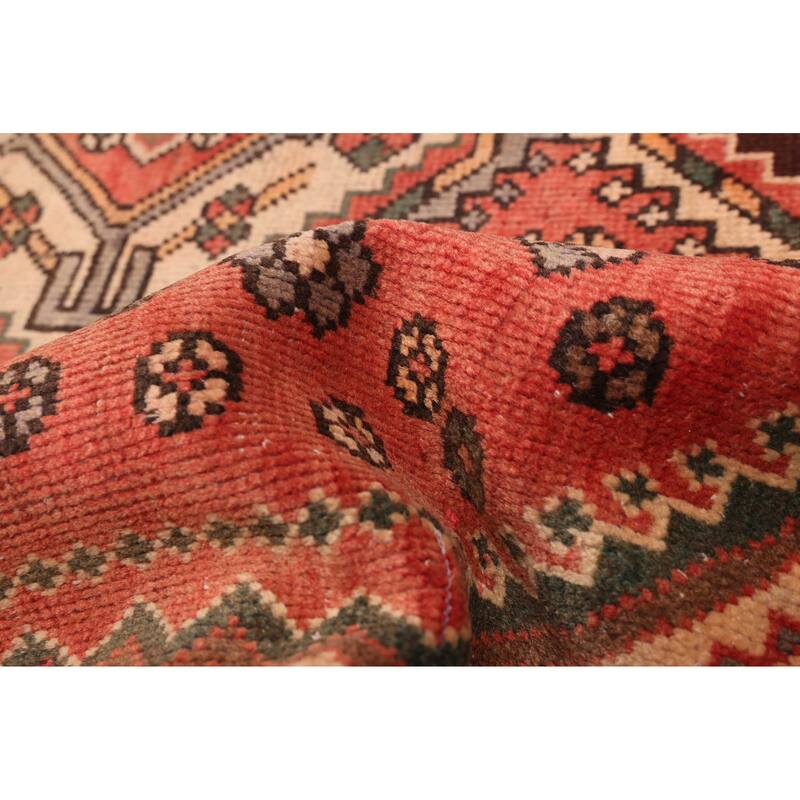 ECARPETGALLERY Hand-knotted Andelz Red Wool Rug - 4'9 x 6'0