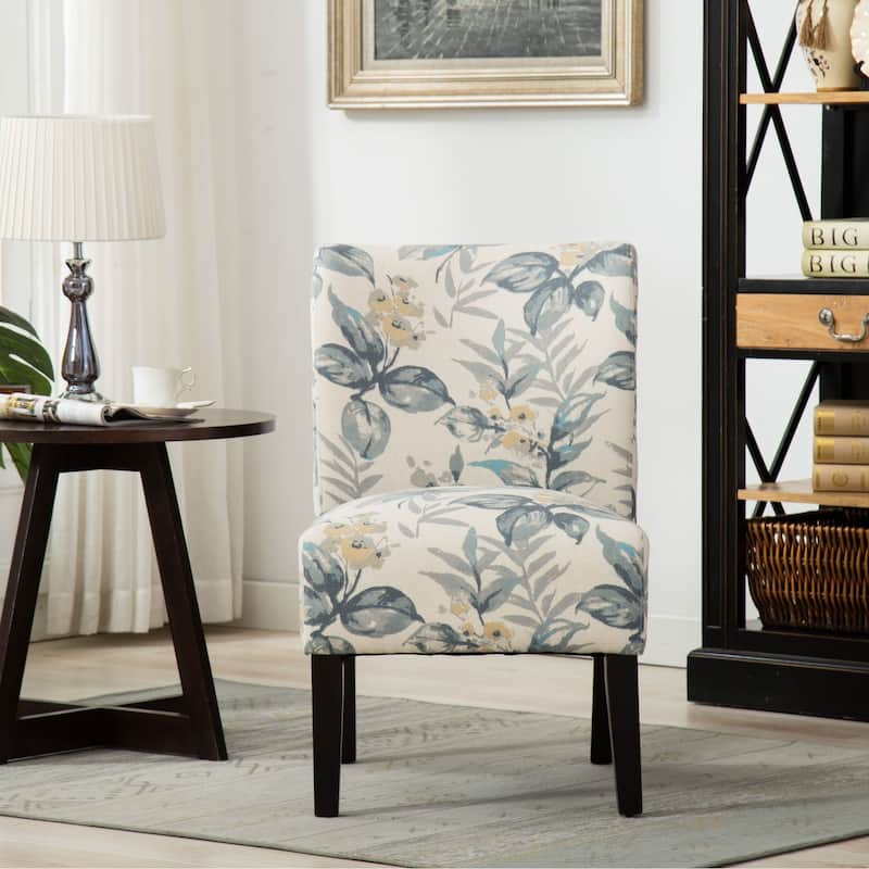The Curated Nomad Pavilion Upholstered Armless Accent Slipper Chair