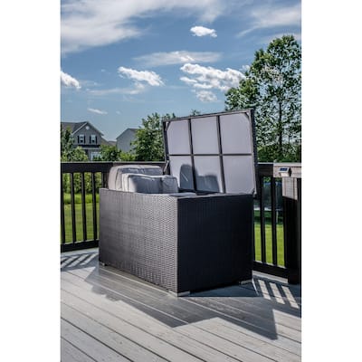 Sicuro Wicker Storage Deck Box