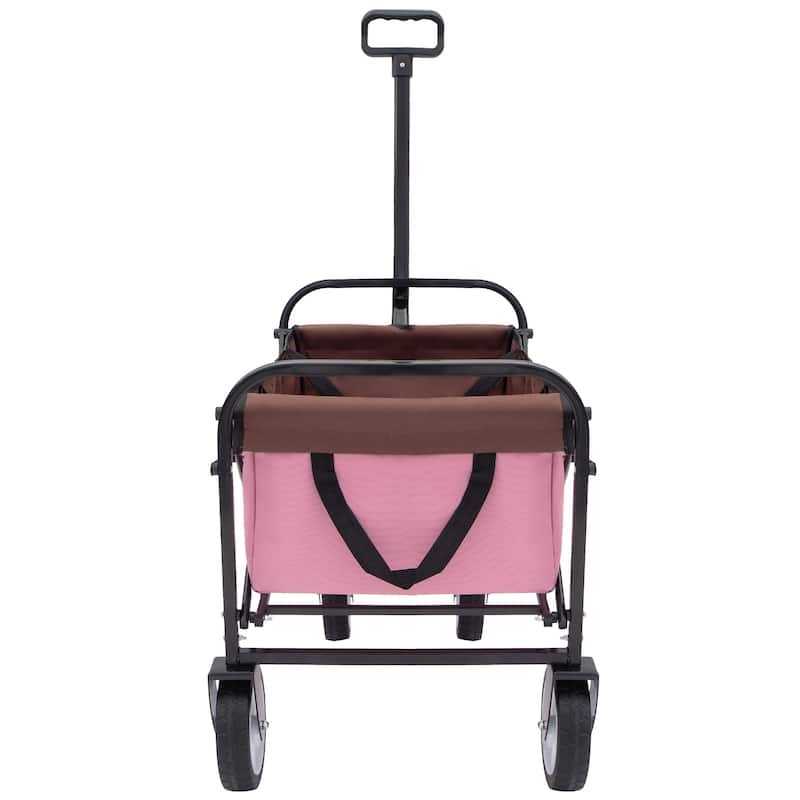 225 lb Collapsible Wagon Cart with Strapping System