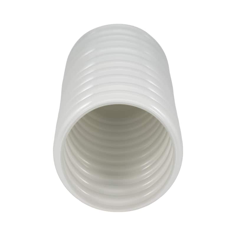 Sagebrook Home's Ribbed Texture Neutral Glass Vase