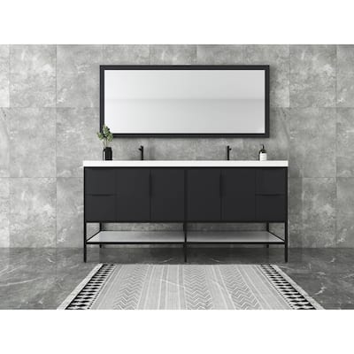 Maria 72" Freestanding Vanity with Reinforced Acrylic Sink