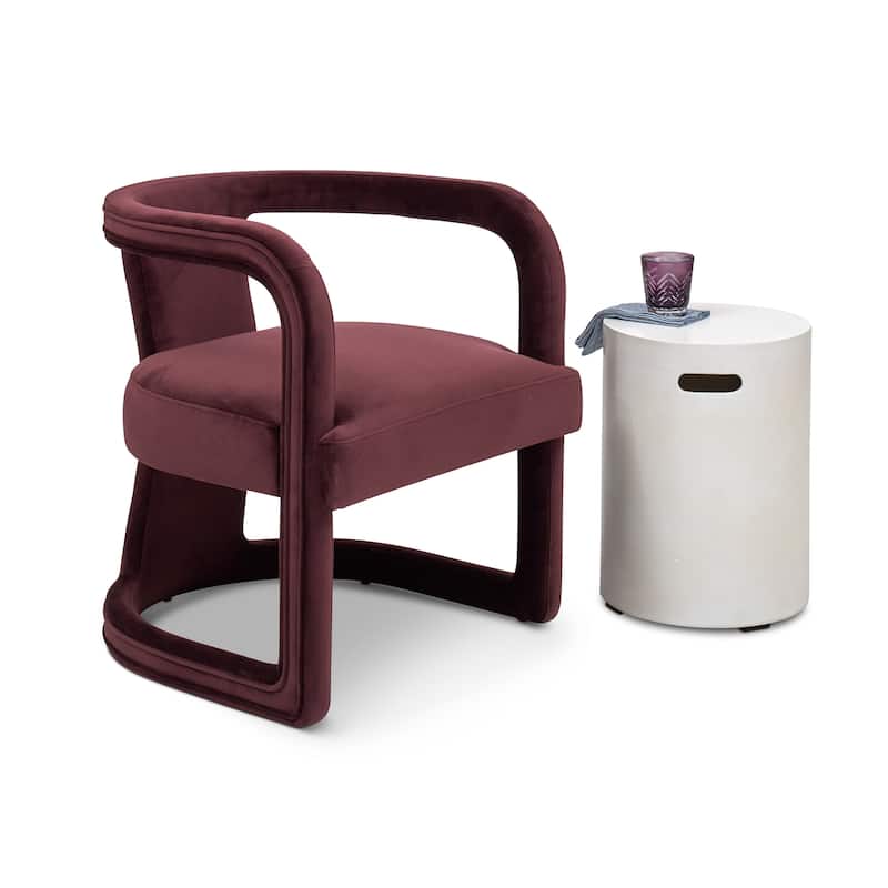 Urbia Cylinder Concrete Stool - N/A