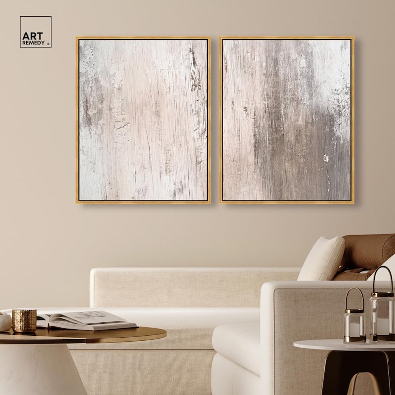 Striated Texture IV Canvas Set of 2 by Art Remedy