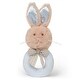 preview thumbnail 1 of 4, Bearington Collection Baby Lil' Bunny 5.5" Plush Rabbit Rattle