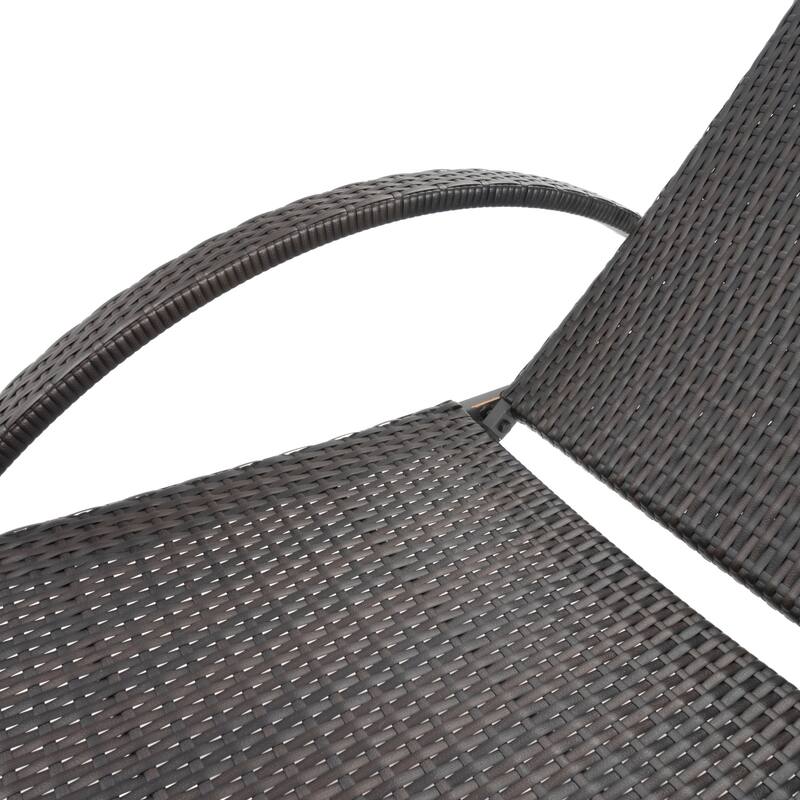 Deco 2 Aluminum Outdoor Patio Chaise Lounges Set