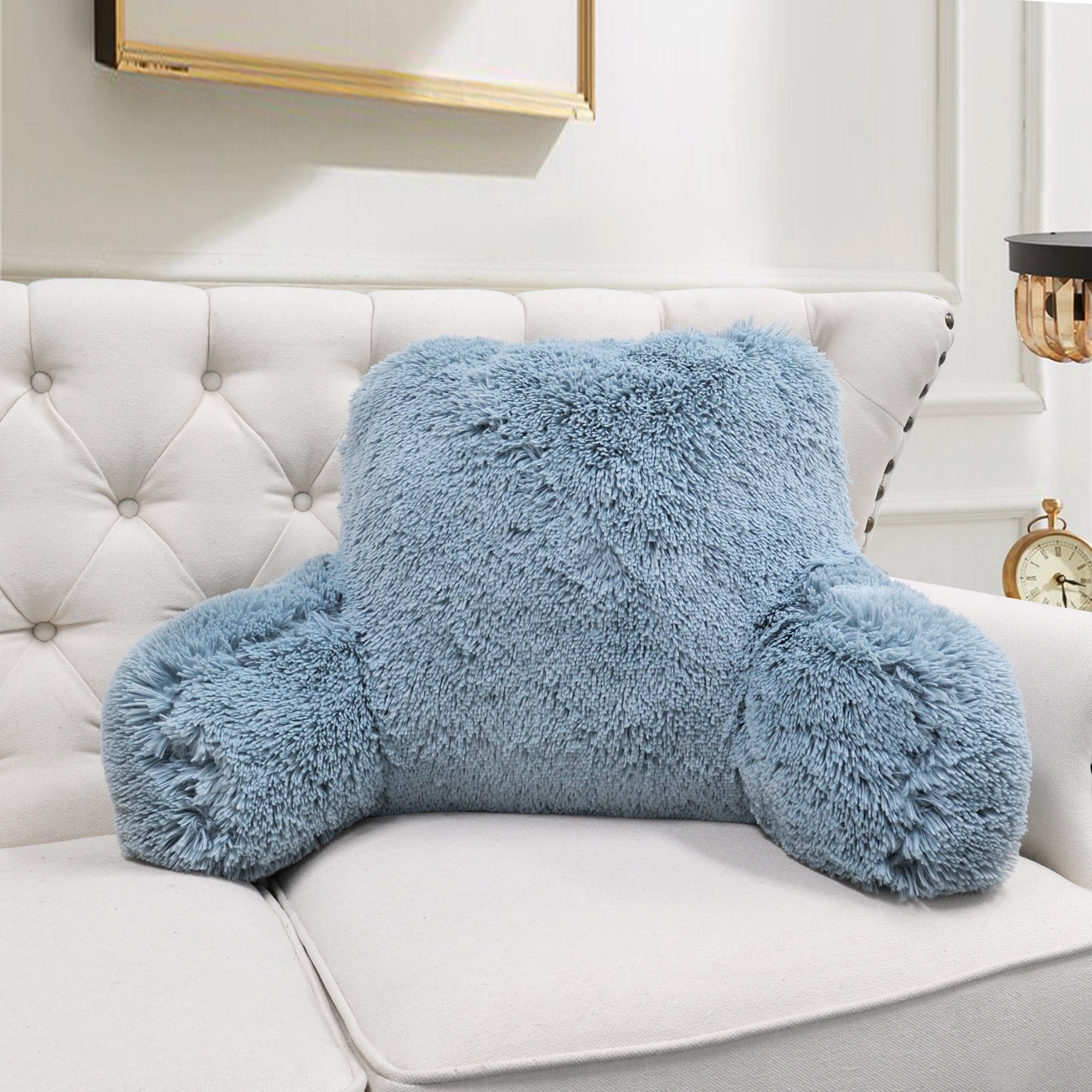 Halsted Shaggy Backrest Pillow