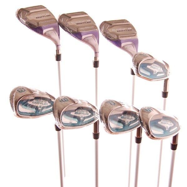 New Cobra Baffler XL / Baffler Irons #4H 5H 6H 7-PW,SW Ladies RH