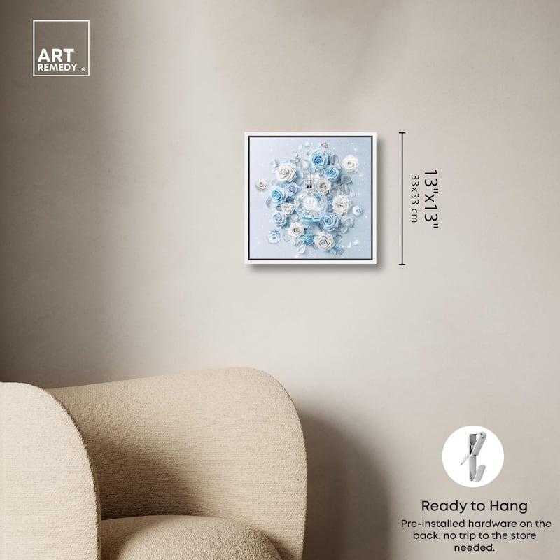 Sparkling Floral Perfume II Canvas by Art Remedy