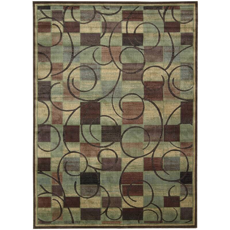 Nourison Expressions Geometric Abstract Cubist Area Rug
