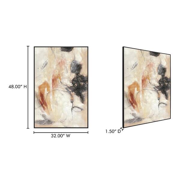 NADAAL STUDIOS Zephira, Framed Painting, Textured Abstract on Canvas