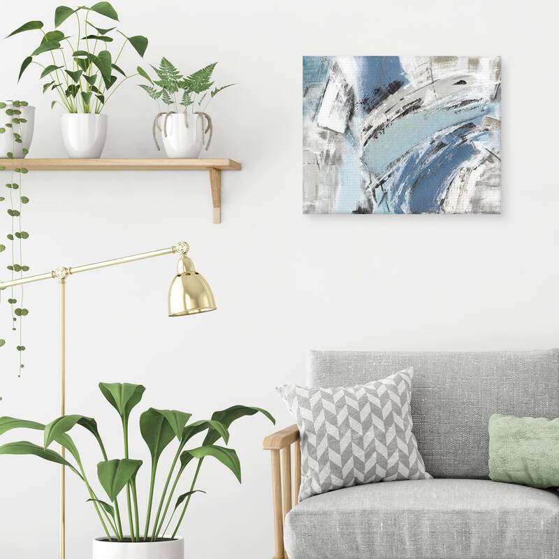 Blue Mykonos by Judith Shapiro Canvas Art Print