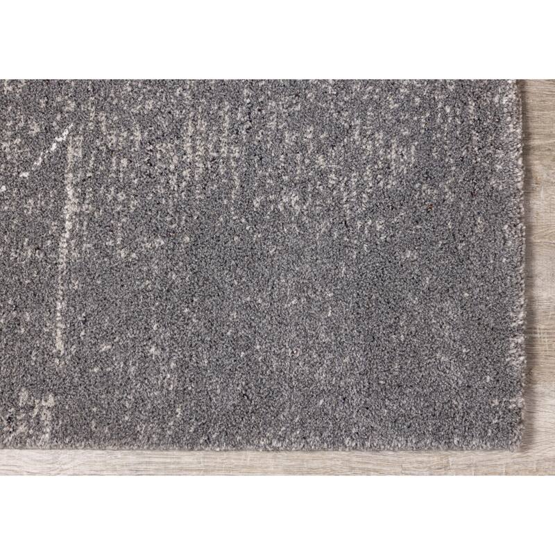 Ryan Collection - Grey/Cream Strokes Rug