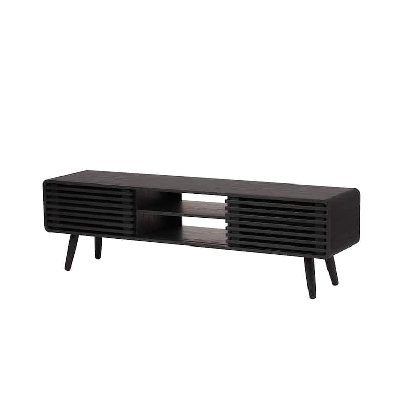 NPD Furniture Wilson 58 Inch Slat Low TV Stand