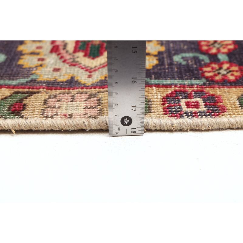 ECARPETGALLERY Hand-knotted Antalya Vintage Red Wool Rug - 7'0 x 9'8