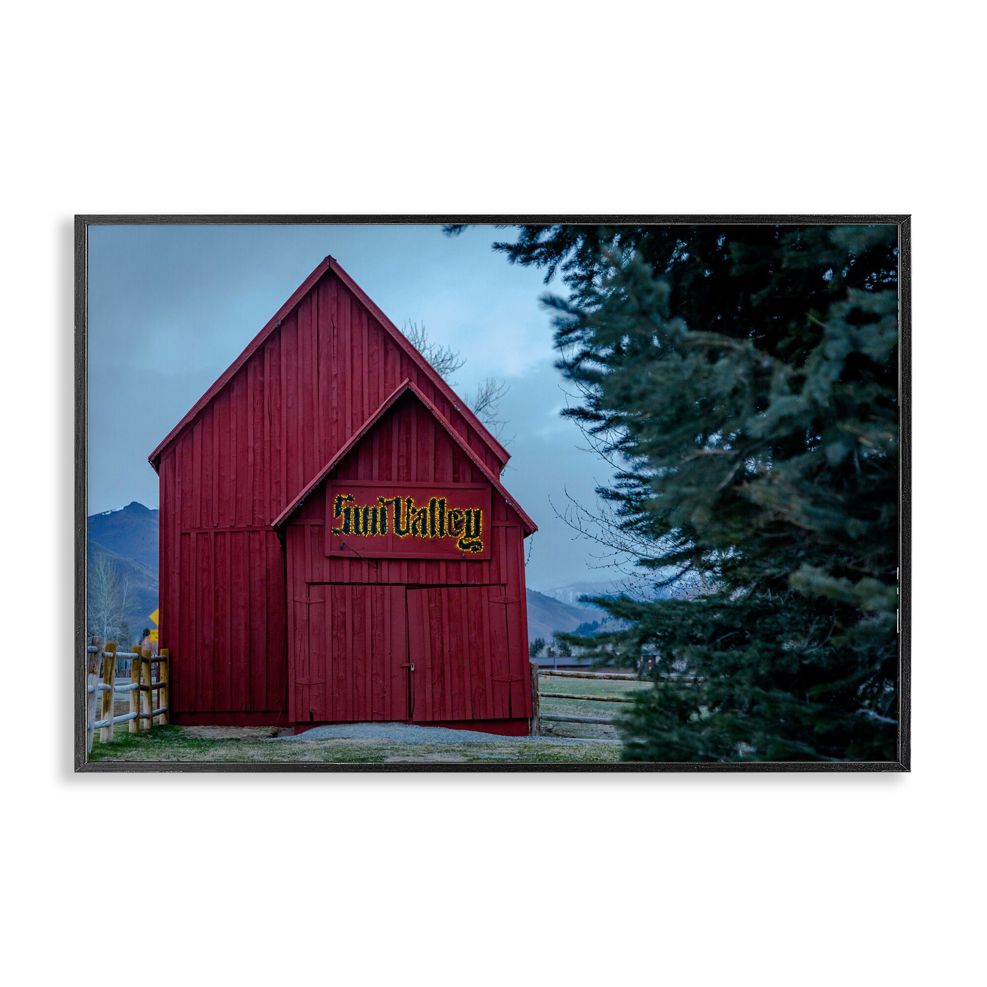 Stupell Red Farm Architecture Framed Giclee Art Design By Jeff Poe Photography