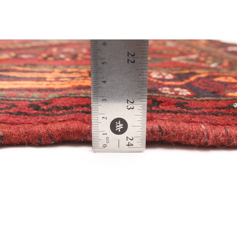 ECARPETGALLERY Hand-knotted Andelz Red Wool Rug - 4'1 x 6'8