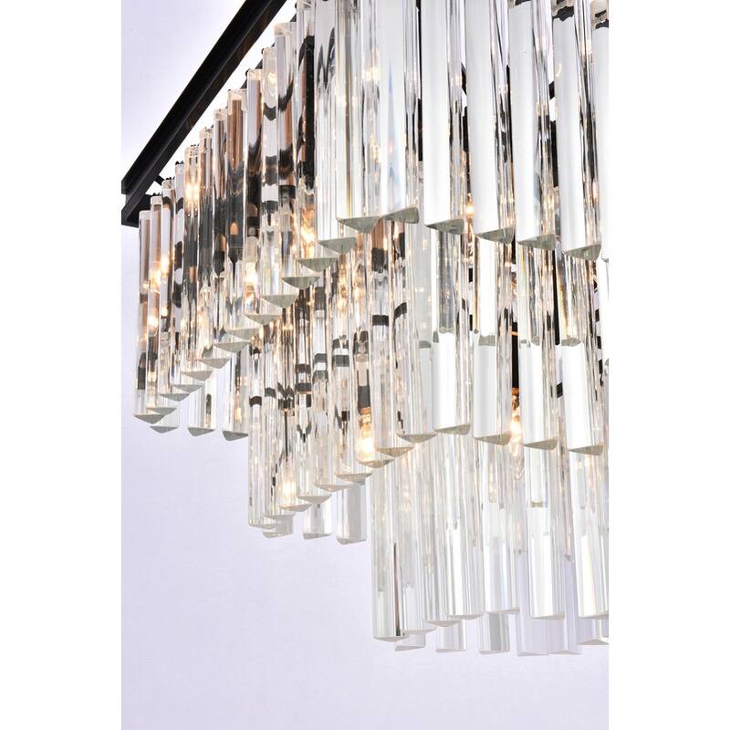 Indigo Home 21.5 inch square crystal chandelier