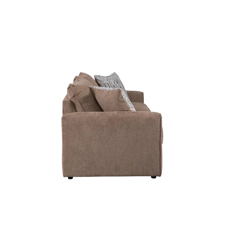 American Furniture Classics Delilah Model 8-010-A441V2 Sofa with 2 Throw Pillows