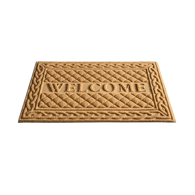 Superio Non-Slip Welcome Doormat for Entry, 18" x 30", Waterproof, Mat