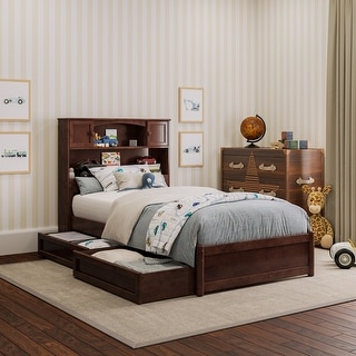 Hadley Platform Bed with Panel Footboard and Storage Drawers